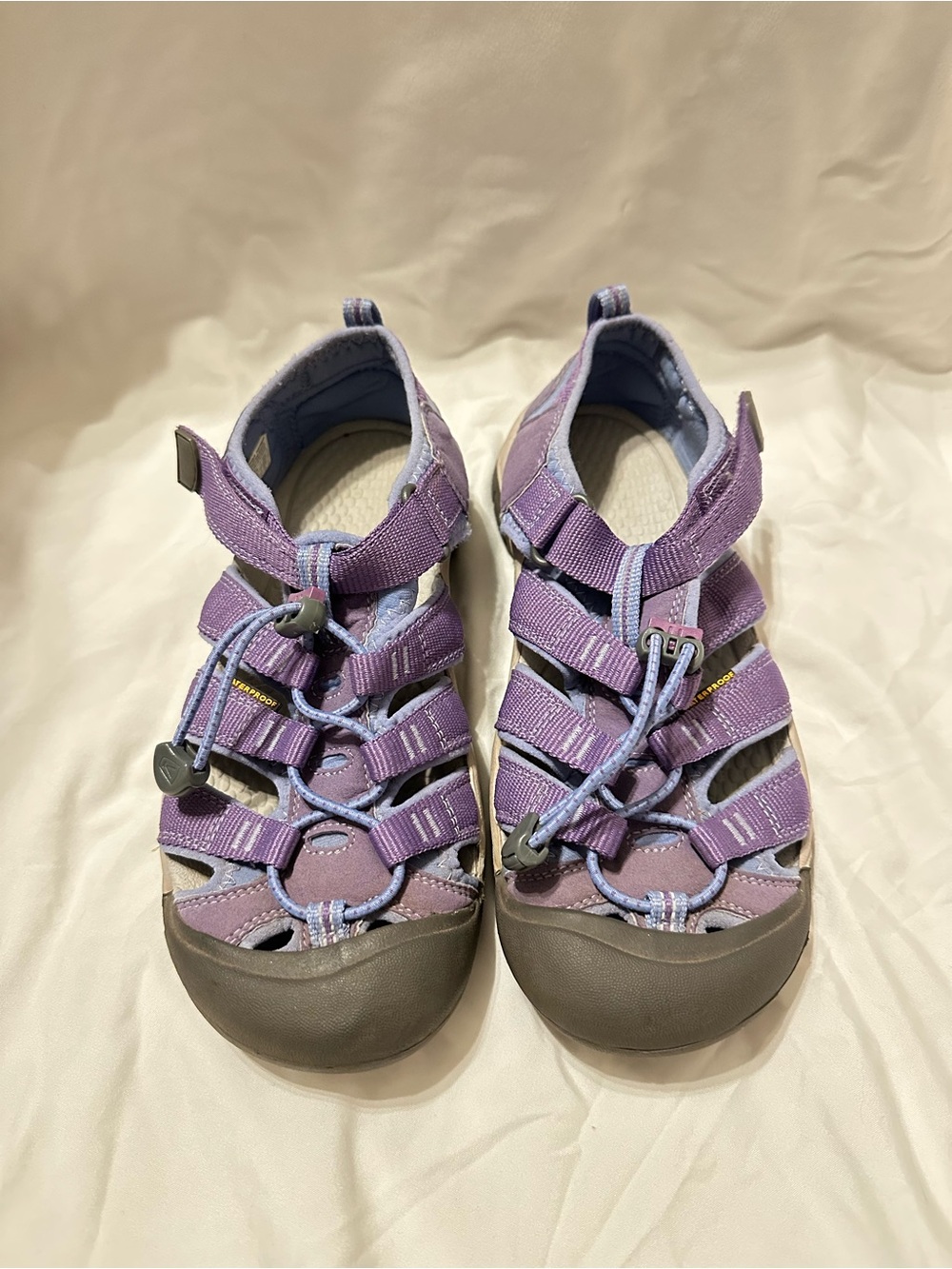 KEEN Purple Girls Kids Waterproof Sandals Water Shoes Size 5